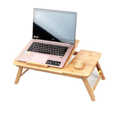 China Eco friendly portable multifunction Best choose small laptop study desk removable adjustable folding bamboo wooden laptop bed table for sale