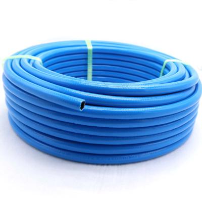 China NBR+PVC Explosion High Pressure Gas Tubing Petroleum Welding Industrial Hose Braided Air Gun Rubber Hose Oxygen-Acetylene NBR+PVC Red Blue for sale