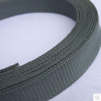 China Gray High Density Polyolefin 35mm Sleeve Insulated Cable Harness Line PET Braided Expandable Tight Wrap Wire Protector Cover Black Sheath for sale