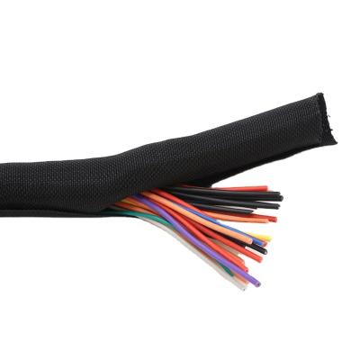 China Multicolor Expandable PET Self-end Sleeve For AIO Expandable Braided Sleeve Flexible Insulated Tube DIY Nylon Wire Protection for sale