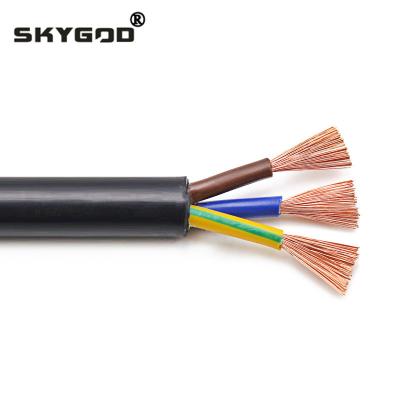 China RVV Cable PVC Insulated Power Line 300V/500V RVV High Quality Copper Wire 2/3/4/5/6/7/8/10/12 Bare Cores Cable for sale