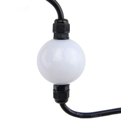 China Flat Type 40pcs 50mm Full Color Milky Ball WS2811; DC12V input; 1.44W; double side with 3pcs 5050 LED each side for sale