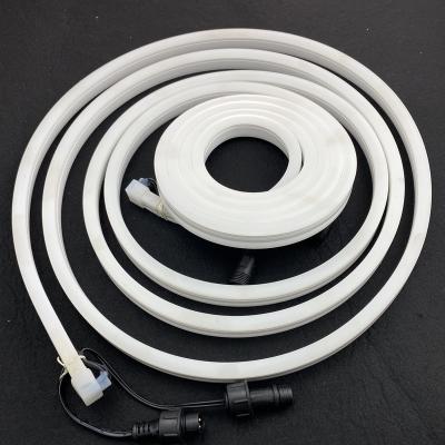 China 10mm*18mmm plastic size, long 60pixels/m/DC12V WS2815 5m accessible pixel RGB neon strip light; IP65; 0.2m xConnect pigtails for sale