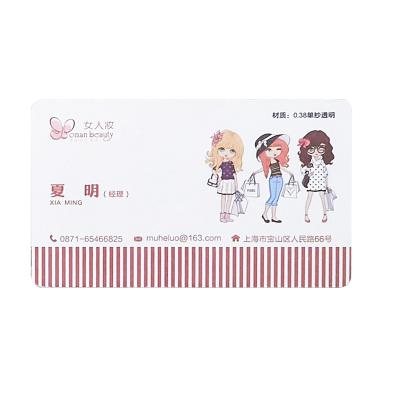 China Corporate design supplies luxury creative unique printing logo transparent plastic business cards for sale for sale