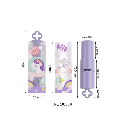 China Wholesale 2021 Unicorn Customized Unique Cute Logo Square Unicorn Lip Gloss Empty Tube Cute For Kids for sale