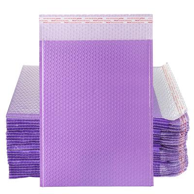 China Nice Printing Eco Friendly Customizable Mailer Padded Package Paper Envelope Lilac Bubble for sale