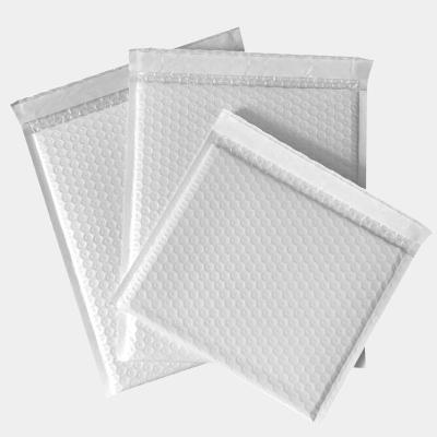 China wholesale poly eco logo packaging bag padded bubble wrap interesting printing waterproof white printed ads for sale