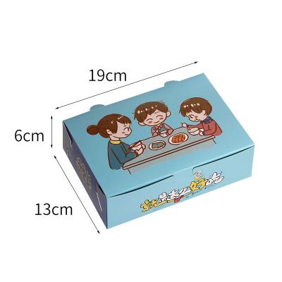 China Recycled Materials Customized Folding Potatos Paper Take Out Fried Chicken Box With Compartments for sale