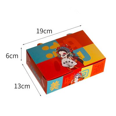 China Hot Selling Recycled Packing Materials Folding Container Paper Chicken And Fry Potatos Box for sale