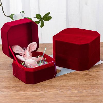 China Materials Storage Recycled Velvet Printed Gift Paper Jewelry Packaging Pouch And Box for sale