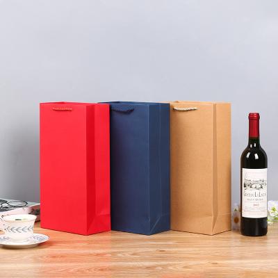 China Recyclable Manufacturer Gift Packaging Paper Bag Custom Liquor Shopping Paper Bags With Logo for sale