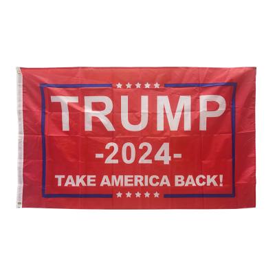 China Non-profit Organizations Wholesale 100% Polyester America Flag Trump Flag 3*5 FT 2024 Flag Trump Flag 2024 Flags for sale