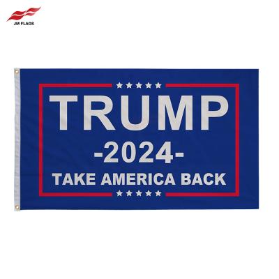 China Non-profit Organizations Wholesale 100% Polyester America Flag Trump Flag 3*5 FT 2024 Flag Trump Flag 2024 Flags for sale