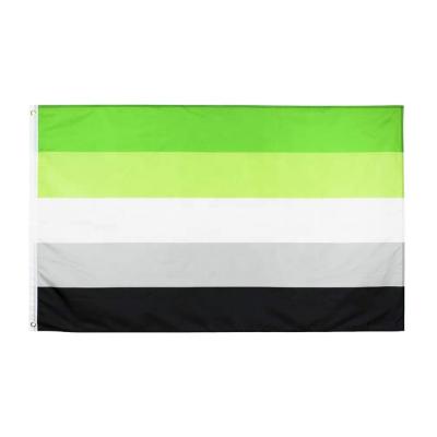 China FLYING LGBTQIA Pride Flag 5*3 ft Orientation Rainbow Flags Pride Day Parade Decoration Romantic for sale