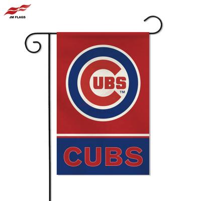 China Cheap Waterproof 12*18 Inch Baseball Decoration Baseball Teams Yard Flags Chicago Cubs Garden Side Flags for sale