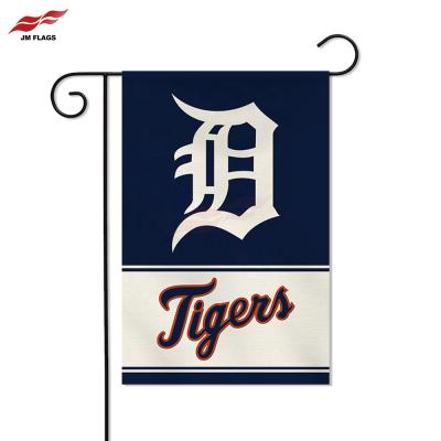 China Cheap Waterproof 12*18 Inch Baseball Decoration Baseball Teams Yard Flags Detroit Tigers Garden Side Flags for sale