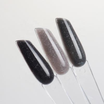 China Nontoxic Sexy Dark Attractive Design Eco - Friendly 3 In 1 UV Gel Nail Polish for sale