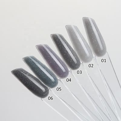 China Eco-Friendly Non-Toxic Sleek And Dark Design 3 In 1 UV Gel Nail Polish for sale