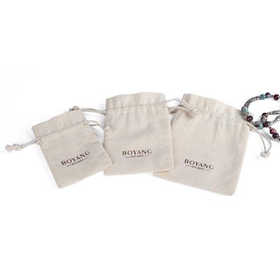 China Wholesale Custom Recyclable High Quality Custom Drawstring Factory Jewelry Pouch Promotional Cotton Bag for sale