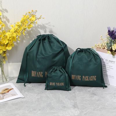 China Recyclable Wholesale Custom Logo Printed Velvet Large Velvet Suction String Bag for sale