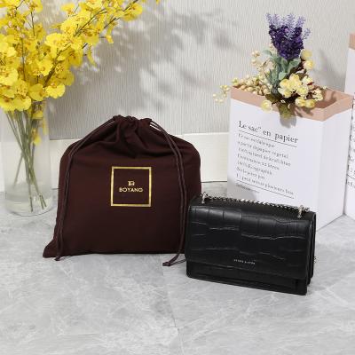 China Wholesale Custom Recyclable Logo Drawstring Luxury Drawstring Velvet Women's Dust Bag For Handbag Pouch for sale