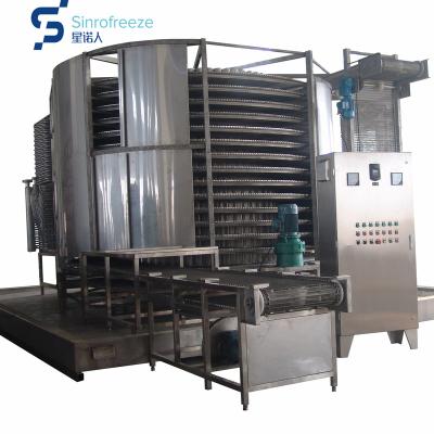 China food & Beverage Factory IQF Spiral Freezer Quick Freezing Seafood for sale