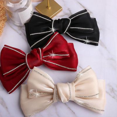 China Vintage Fancy Rhinestone Hair Clip Hair Clip Pin Hair Accessories Korean White Bling Korean Pink Hair Clips for sale