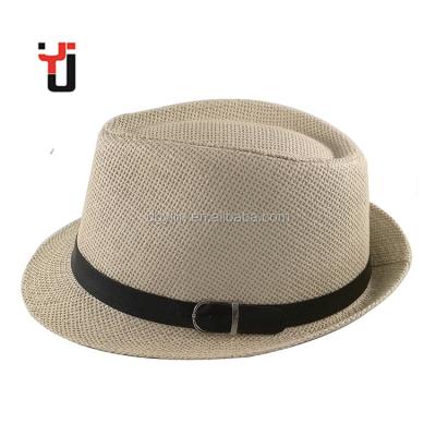 China Dobby Fashion Customized Unisex Summer Paper Beach Straw Hat for sale