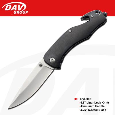 China Non-variable Aluminum Handle Stainless Steel Hunting Knife Knife Survival Rescue Outdoor Tactical Knife for sale