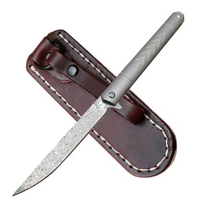 China VG10 Damascus Folding Knife Non-variable Steel Outdoor Camping Cutting Knife for sale