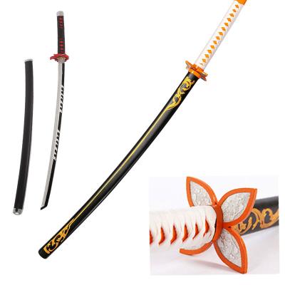 China Europe Whole Series of Art Collected Wood Sword Gifted Decoration Blade of Ghost Killer Sword for sale