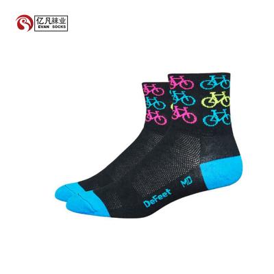 China EVAN-A 040 Merino Wool Breathable Breathable Cycling Sports Socks Custom Cycling Men Cycling Socks Custom Logo and OEM Color for sale