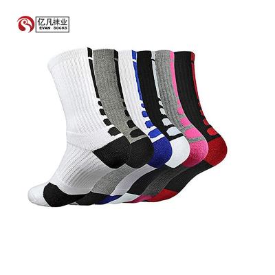 China EVAN-A 866 Breathable Youth Basketball Socks Hoop Hoops Breathable Youth Sports Socks for sale