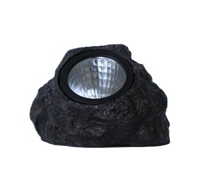 China Automatic Transform Colorful Outdoor Garden Lawn Ornament Led Waterproof Solar Stone Spot Light for sale