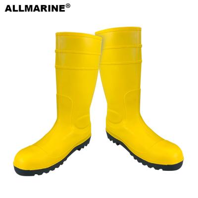 China Flame Retardant Steel Toe PVC Rubber Boots for sale