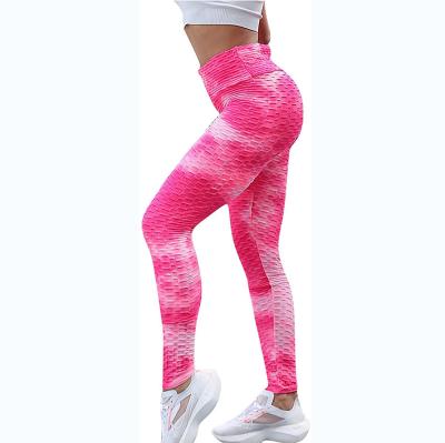 China QUICK DRY High Waisted Women's Sport Bubble Pants Yoga Exercise Seamless Leggings Gaiters for sale