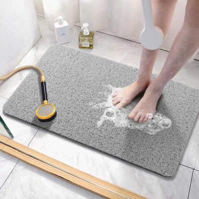 China New Designed Sustainable Water Permeable Shower Mat Bath Mat Anti Slip Loofah Easy Clean Shower Cover for sale