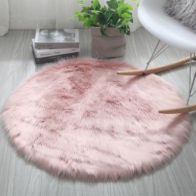 China Washable Hot Sale Home Decoration Amazon Plush Rug Blankets Living Room Luxury Faux Fur Small Area Rug for sale