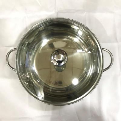 China Sustainable Kitchen Ware Larger Capacity Soup Pots Stainless Steel Hot Pot for sale