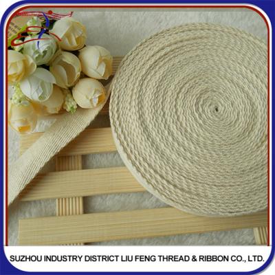 China Herringbone Webbing 1 Inch Cotton Sustainable Twill For Apron for sale