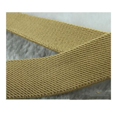 China Striped elastic band of viable fabric for suspenders and belts for sale