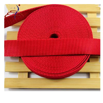 China Sustainable Wholesale Red PP Straps Webbing for sale