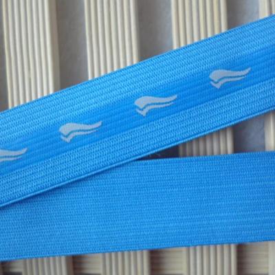 China Sporty Style Bold Viable Color Silicone Elastic Band With Logo for sale