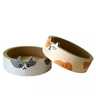 China New Design Viable Image Cute Cat Scratcher Cardboard Cat Scratcher Bed for sale