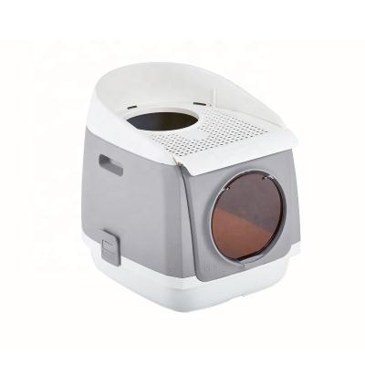 China Wholesale Eco-Friendly Sustainable Automatic Cat Litter Box Cat Litter Box Cat Litter Box Eco-Friendly PP Cat Toilet for sale