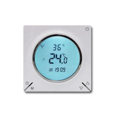 China Modern Programmable Digital Floor Heating Thermostat For Water Radiant Heating System for sale