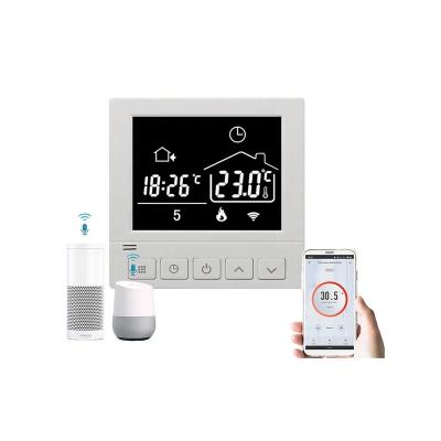 China VA glass screen shows Digital wifi thermostat temperature controller For Electrical Floor heating wifi weekly programmable control for sale