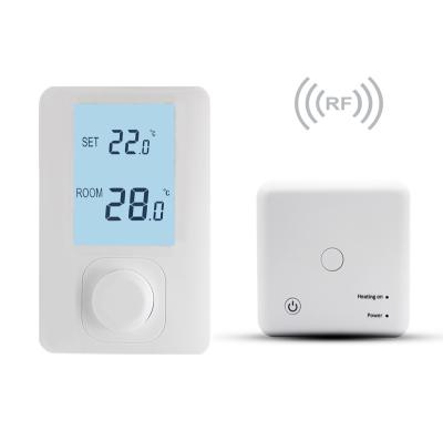 China Energy Saving RF Wireless Room Thermostat Underfloor Hot Water Heating for sale