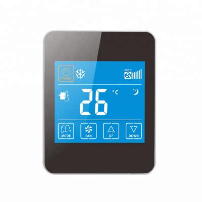 China shopping & home & Industrial Digital Fan Coil Unit Touch Screen Thermostat For Room Central Air Conditioner for sale