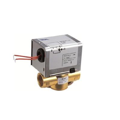 China General Telin Intelligent Buildings Electric 2 Way Brass Motorized Valve for sale